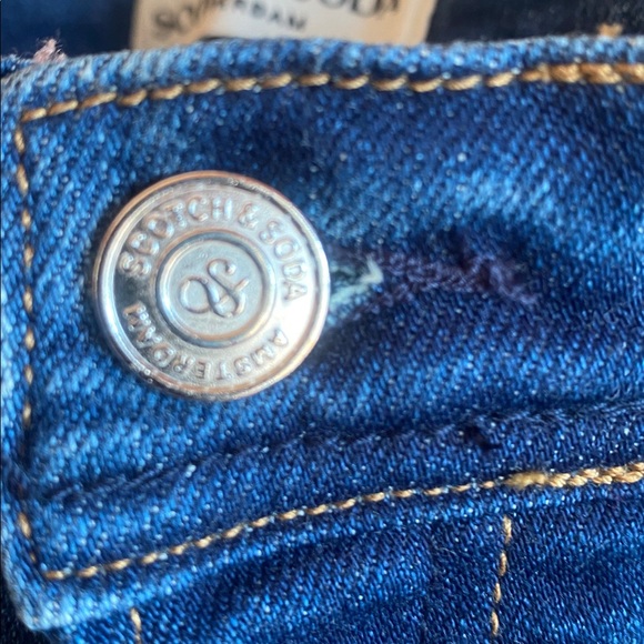 Scotch & Soda NWT THE CURRENT High Rise Barrel Leg Button Fly Denim Jeans 10/30 - Picture 7 of 16